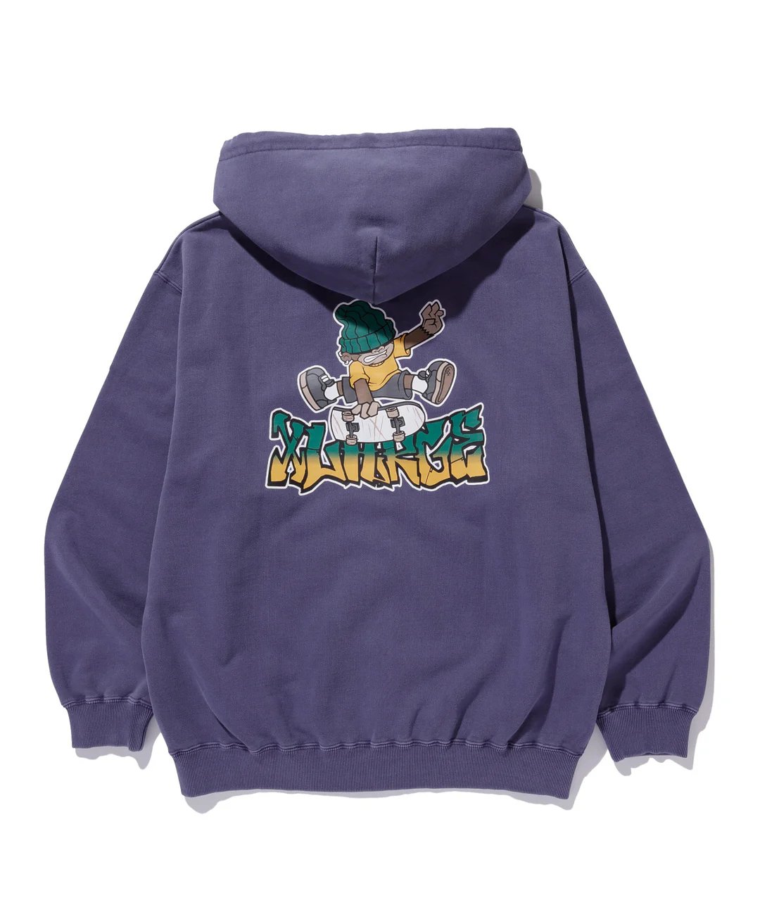 XLARGE | PIGMENTDYE INDY GRAB ZIP HOODED SWEAT