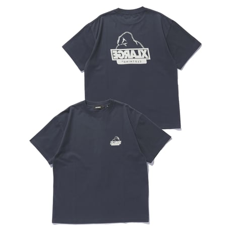 XLARGE | BACKSIDE OG S/S TEE(NAVY)