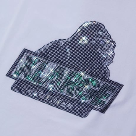 XLARGE | RHINE STONE SLANTED OG S/S TEE(WHITE)