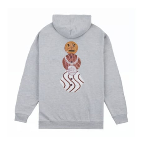 CLASSIC GRIP / CLASSIC GRIP × QUARTER SNACKS BUSS DOWN HOODIE (HEATHER GREY)