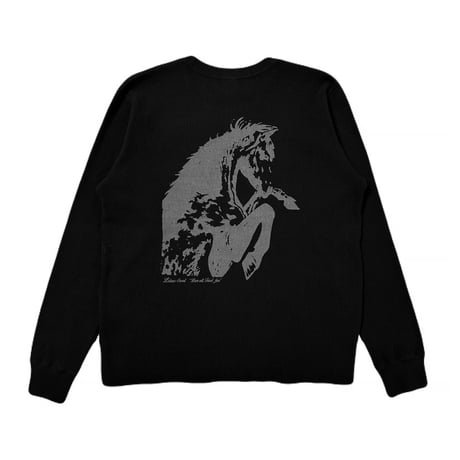 LABROS / Horse Thermal L/S Tee (Black)