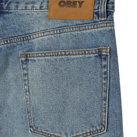 OBEY |CLASSIC BAGGY VINTAGE DENIM(HEAVY VINTAGE LIGHT INDIGO)