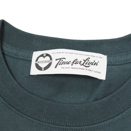 Time For Livin′ / EMB "1950" LOGO S/S TEE (SLATE)
