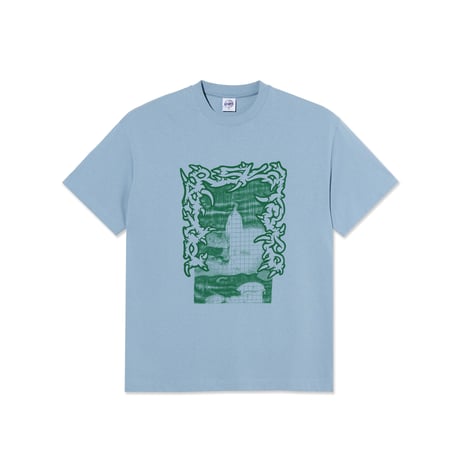 POLAR SKATE CO. / Tee - Passing Resemblance (Dove Blue)