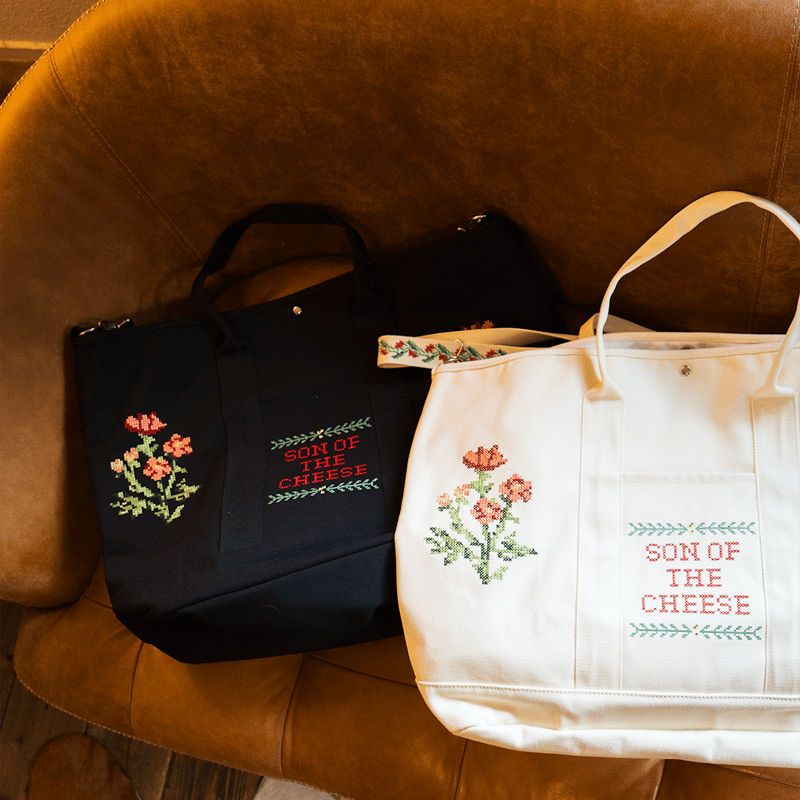 a*y様 SON OF THE CHEESE Cross Stitch Jkt SON OF THE CHEESE / Cross Stitch Jkt ( BLACK )