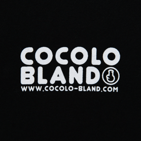COCOLO BLAND / HOOD PRINT HOODIE (BLACK)