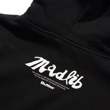Butter Goods| Madlib Pullover Hood (Black)