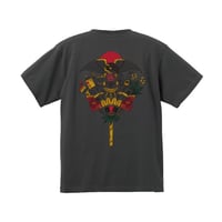 坩堝 (RUTSUBO) | 熊手 S/S T-SHIRTS ( 画工遊鷹 )YUTAKA × RUTSUBO “KUMADE” Lucky Rake Tee（INK BLACK）