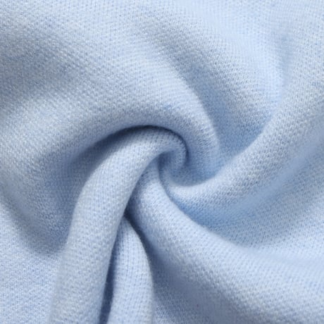 HELAS | ALDO KNIT FULL ZIP POLO "BLUE"