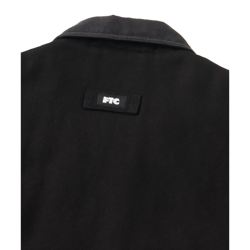 FTC WASHED CANVAS FIELD JACKET BLACK L