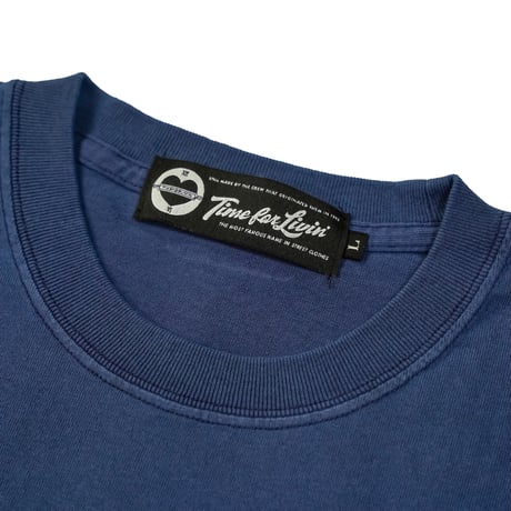 Time For Livin′ / Sign Painting S/S Tee (Navy)
