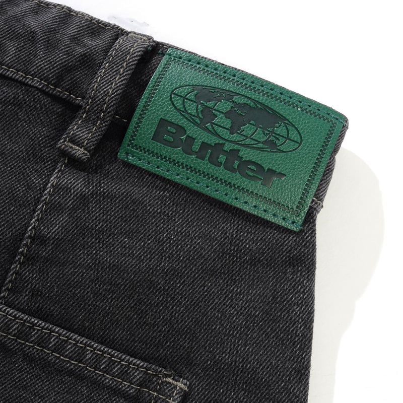 Butter Goods|Wide Cut Denim Jeans(Washed Black) Butter Goods|Wide Cut Denim Jeans(Washed Black)