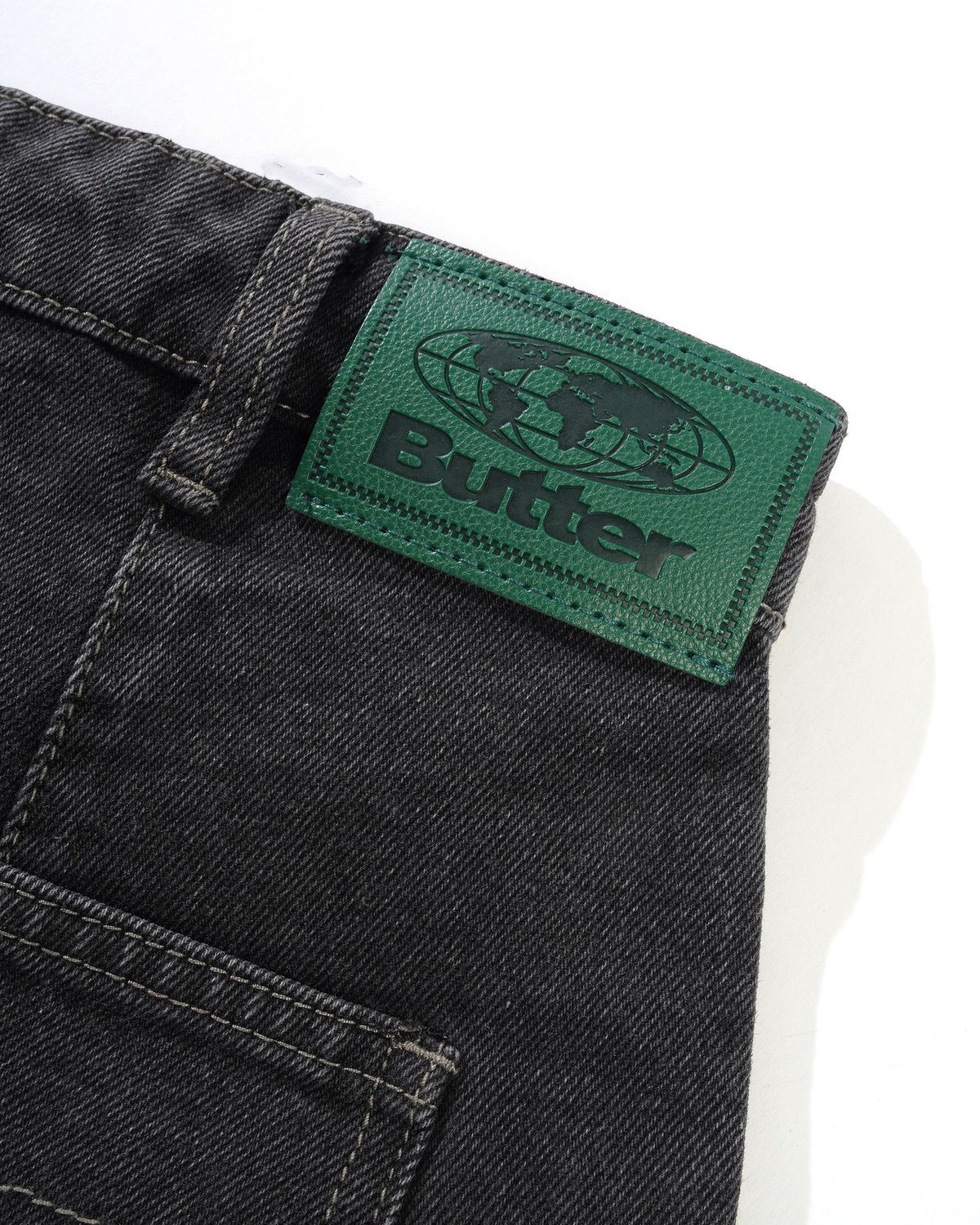 Butter Goods|Wide Cut Denim Jeans(Washed Black) Butter Goods|Wide Cut Denim Jeans(Washed Black)
