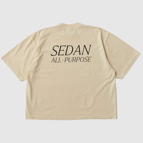 SEDAN ALL-PURPOSE|Garment Dyed S/S Tee(Cream)