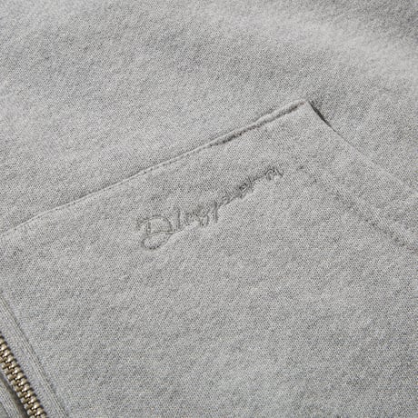 Diaspora skateboards / Hayes Full Zip Hooded Sweatshirt (Ash)