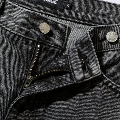 XLARGE | EMBOSSED DENIM PANTS(BLACK)