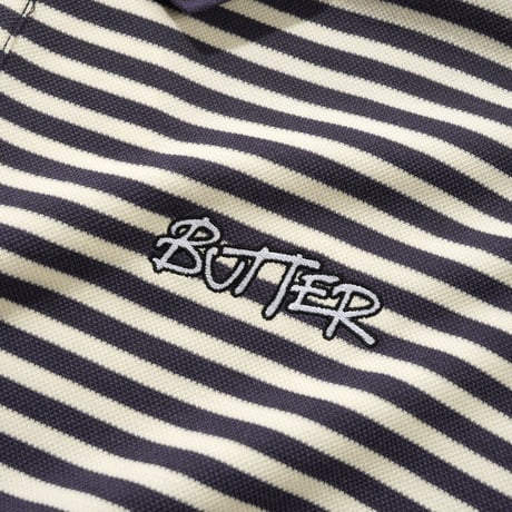 Butter Goods | Tunnel S/S Polo Shirt (Navy / White)