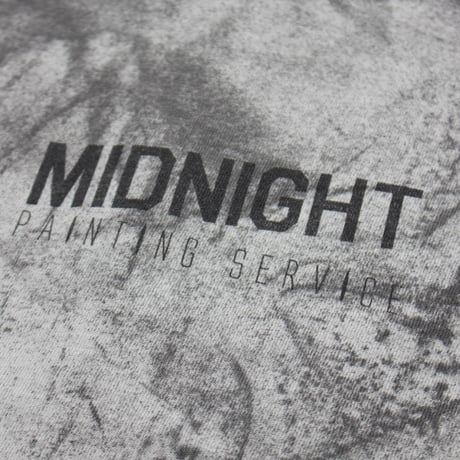 MIDNIGHT PAINTING SERVICE| Aliens s/s tee ( Black Tie-Dye )