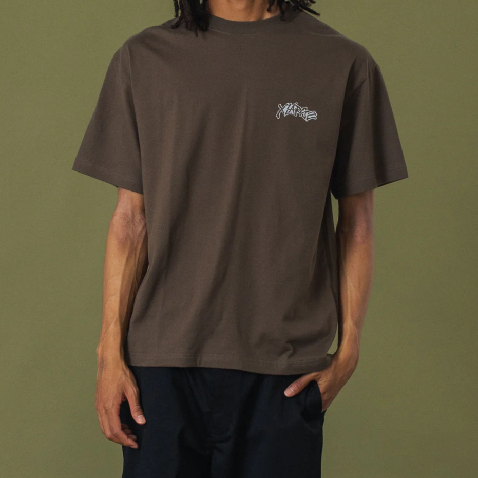 古着 xlarge フルーツデザイン 両面ロゴtシャツ 黒 XL 古着
