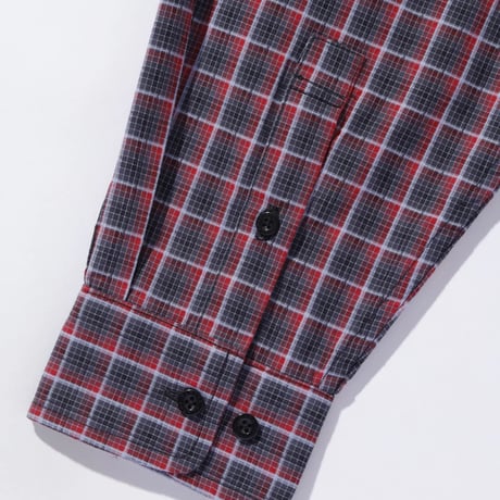 XLARGE | PLAID L/S SHIRT（NAVY)