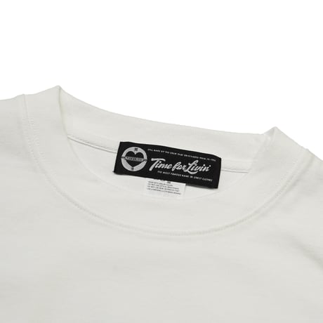 Time For Livin‘ / DK L/S TEE CREW (WHITE)