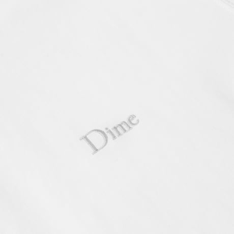 Dime / Classic Small Logo T-Shirt (White)