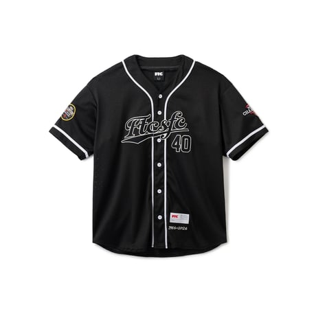 FTC | 40TH BASEBALL JERSEY "BLACK" (FTC026SUMSH04)