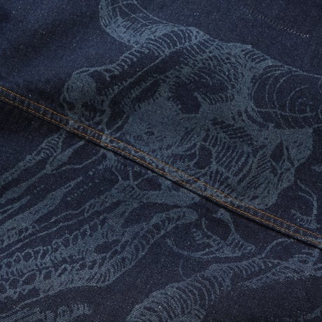 Butter Goods | BUTTER GOODS × DANIEL JOHNSTON  Bull Selvedge Denim Jacket(Indigo)