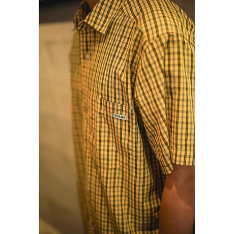 POLAR SKATE CO. / Mitchell Shirt (Lemon/Black)