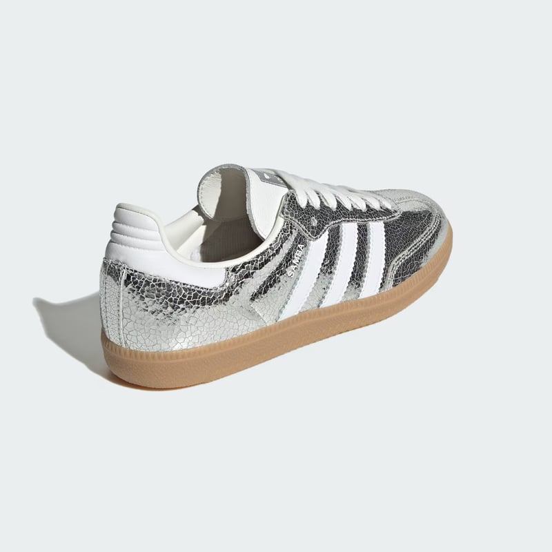 新品未使用品adidas SAMBA OG W 240mm シルバー adidas SAMBA OG W SILVER METALLIC/FOOT WEAR WHITE/CORE WHITE