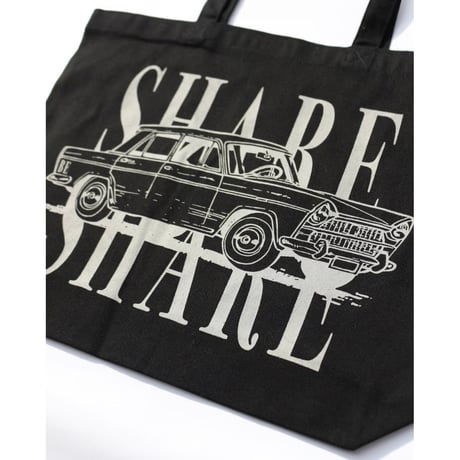 BE-SHARE | Classic car Tote bag (3color)
