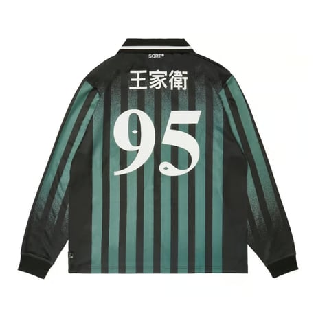 Screen Test / Fallen Angels LS Football Jersey (Green/Black)
