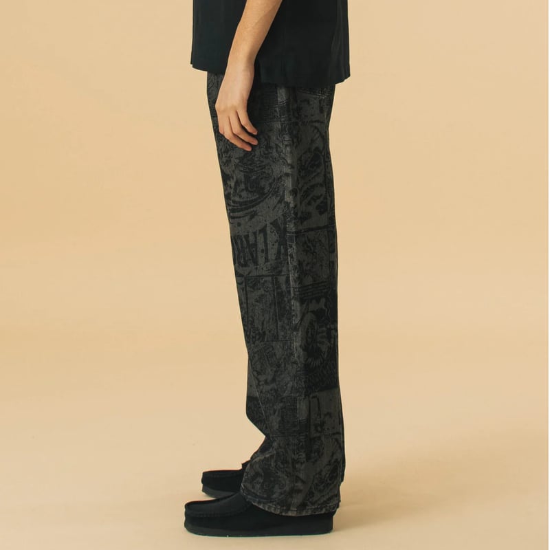XLARGE | XLARGE COMIC DENIM PANTS(BLACK) | T.F.