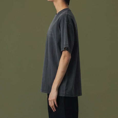 XLARGE | DISCHARGE PRINTED LOGO S/S TEE(BLACK)
