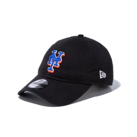 NEW ERA / 9TWENTY ウォッシュドコットン ニューヨーク・メッツ (BLACK)