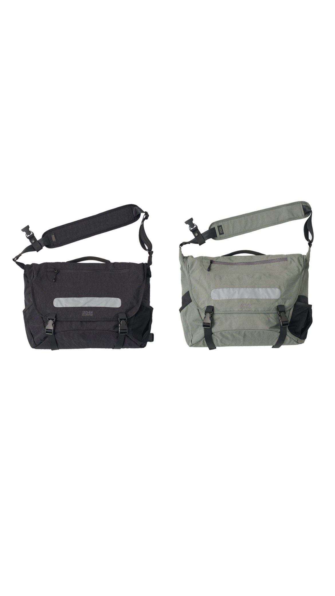 SEDAN ALL-PURPOSE|Overdyed Nylon Messenger Bag(