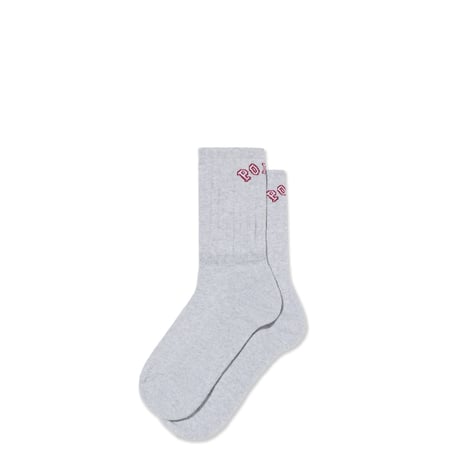 POLAR SKATE CO. / Large Rib Socks - College (3 Color)