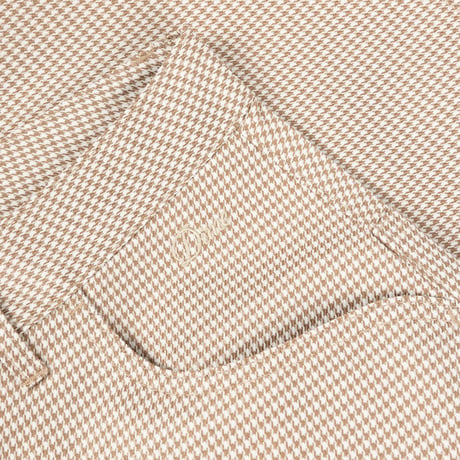 Dime / Baggy Houndstooth Shorts (Beige)