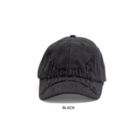 HODDLE | HODDLE DENIM APLIQUE CAP "BLACK"