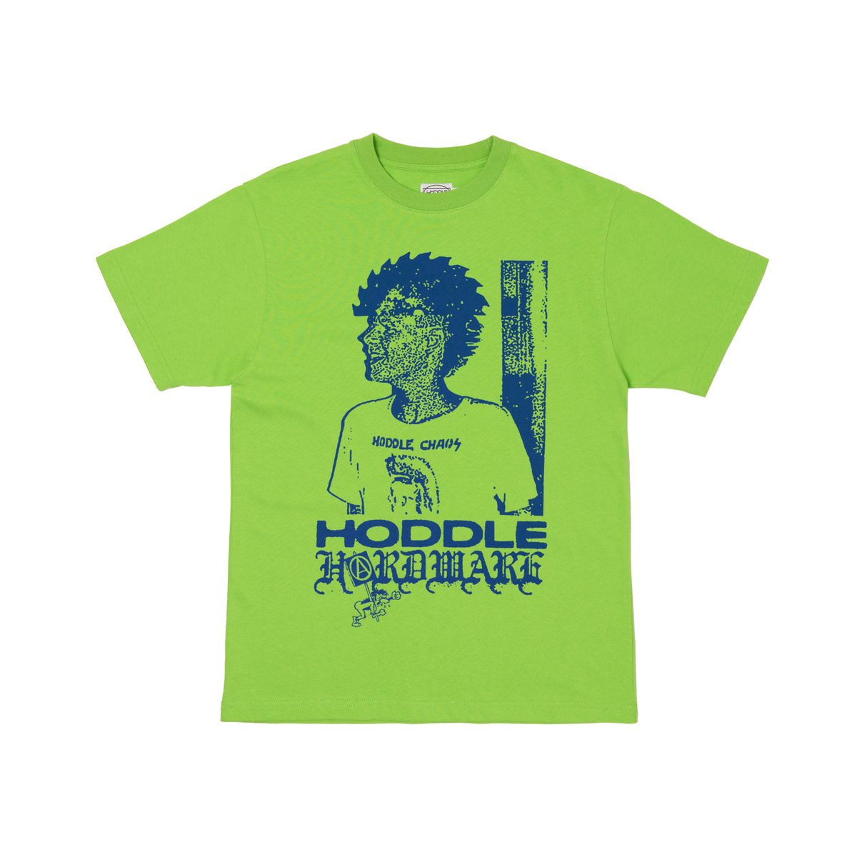 HODDLE | CHAOS TEE (LIME/BLUE) | T.F.L online.shop