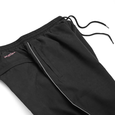 YARDSALE / LUNA SHELL TRACK BOTTOMS (BLACK/GREY)