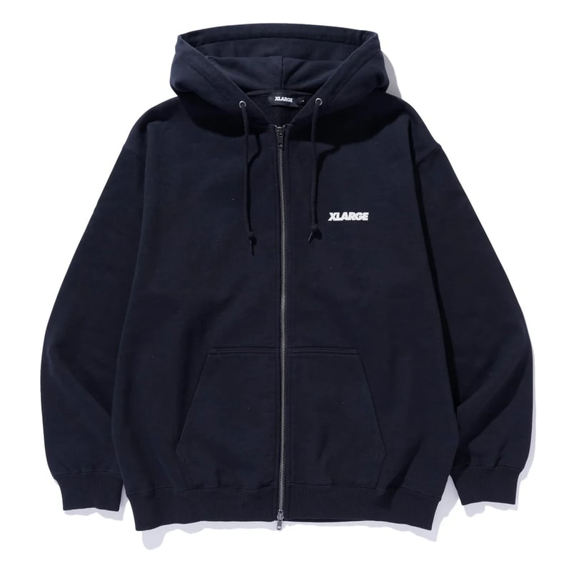 XLARGE | BACKSIDE OG W-ZIP HOODED SWEAT SHIRT(B