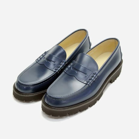 HARUTA / SCOTCHGARD COIN LOAFER #906XL (NAVY)