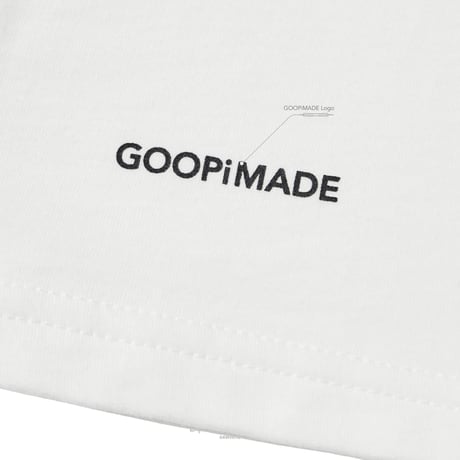 GOOPiMADE |“A-Pax” Experiment Logo Tee(White)