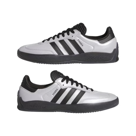 adidas skateboarding / PUIG SAMBA (Silver Metallic/Core Black/Core Black)