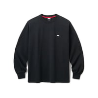 FTC | PIGMENT DYED SMALL LOGO L/S TOP "BLACK" (FTC025AWSH06)