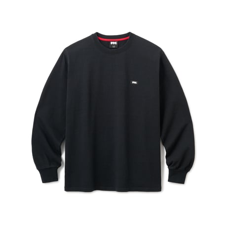 FTC | PIGMENT DYED SMALL LOGO L/S TOP "BLACK" (FTC025AWSH06)