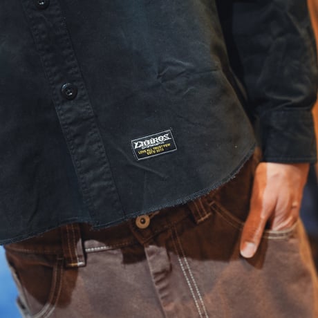 LABROS / Washed Work Shirts (Black)