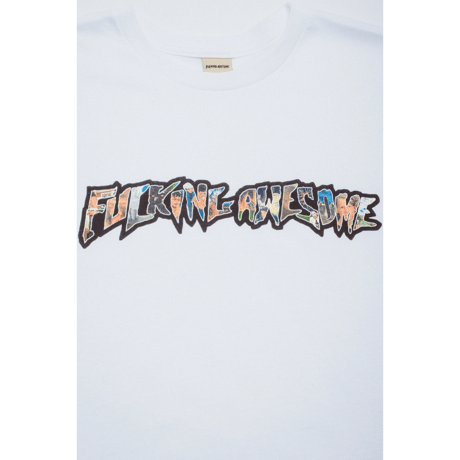 FUCKING AWESOME / Dill Collage Logo Short Sleeve Tee (White)