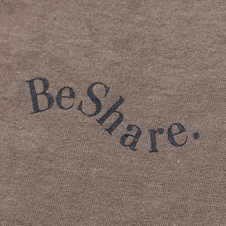 BE-SHARE | WAVE Logo Tee (GRAPHITE)